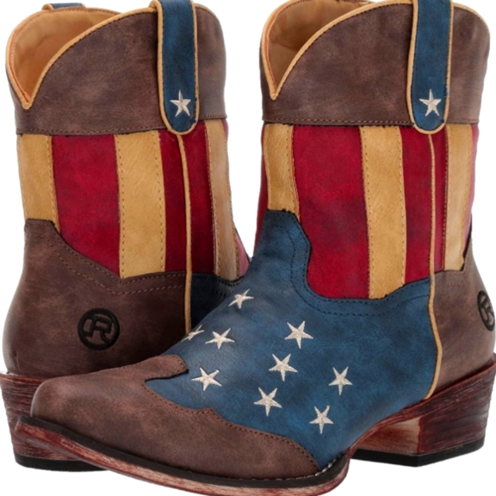 American Flag Cowgirl Boots NWT - Picture 1 of 9